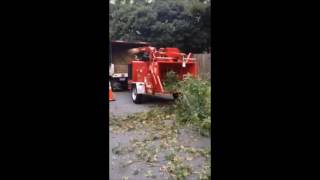 Morbark M15RX Brush Chipper with Winch Demonstration [upl. by Miharbi999]