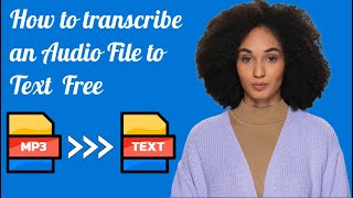 How to transcribe an audio file free with Converter App [upl. by Tepper]