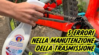 I 5 errori più comuni nella manutenzione della trasmissione della bici [upl. by Marietta]