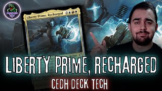 Liberty Prime Recharged CEDH Deck Tech  Fallout Universes Beyond [upl. by Lednam]