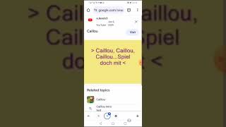 four square poems credits v1 caillou intro GERMAN REVERSED swiper no swiping song [upl. by Feodore]