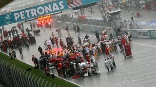 The Wettest F1 Race Ever  2009 Malaysian Grand Prix [upl. by Berthe]