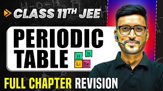 Periodic Table COMPLETE Chapter in 1 Video  Quick Revision  Class 11 Arjuna JEE [upl. by Narud]