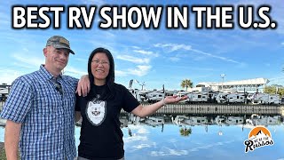 What Its Like to Attend the Best RV Show in America  Tampa RV Show VLOG [upl. by Yrffej135]