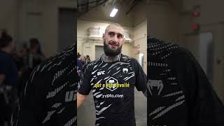 UFC Edmonton  Jourdain dédie sa victoire à quelquun de spécial [upl. by Carisa]