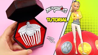 DIY Miraculous Ladybug  How to make Chloé BEE Miraculous  BEE COMB Miraculous crafts [upl. by Billi188]