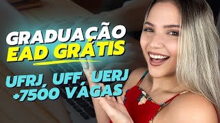 🔥 GRADUAÇÃO EAD GRATUITA de UNIVERSIDADE FEDERAL SEM USAR ENEM  PRAZO PRORROGADO  Mari Rel [upl. by Molini]