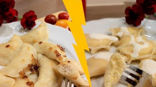 🥟Idealne ciasto na PIEROGI  2 farsze  pierogi na słodko i pierogi z mięsem z rosołu 🥟 [upl. by Anomar917]