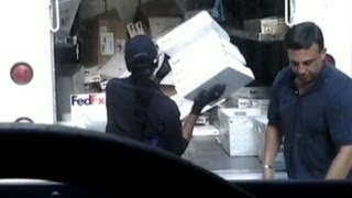 FedEx Responds to Caught on Tape Viral Video of Employees Mishandling Packages [upl. by Cinimod]