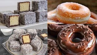 Lamingtons amp Doughnuts Recipe  Evening Time Recipes By Cooking And Baking Passion [upl. by Oranneg]