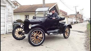 1922 Ford Model T Roadster How to Start amp Engine Sound amp Ride on My Car Story with Lou Costabile [upl. by Dunn]