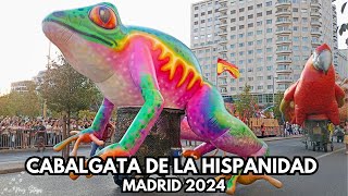 Cabalgata de la Hispanidad 2024 Madrid 3  Hispanicity Parade 2024 Madrid [upl. by Aralk]