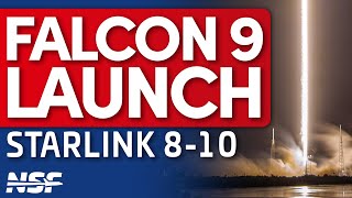 SpaceX Falcon 9 Launches Starlink 810 [upl. by Ariam898]