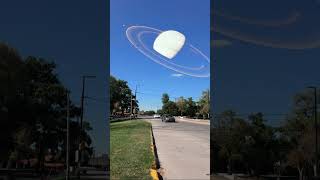 Project Blue Beam Saturns Holographic Sky Found Footage2 shots saturn bluebeam project [upl. by Elahcim]