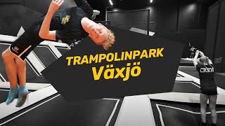 Hop N Pop i Växjö  Trampolinpark  Wallrun BigJump Foampit Ninjacourse [upl. by Yunfei]