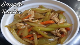 Lets Cook Simple Easy Sayote RecipePanlasang Bisaya Channel🇵🇭 [upl. by Lemaceon270]