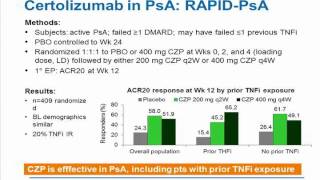 Advances in Psoriatic Arthritis  Ep 10 [upl. by Walsh]