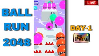 🔴 Ball Run 2048  level 1 to 100 live Gameplay 🔴  cutekilleryt Live shorts ytshort trending [upl. by Spears]