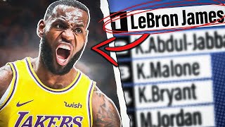 Heres the 73 Different NBA Records LeBron James Currently Holds [upl. by Elleyoj]