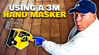 HOW TO USE A MASKER Using A 3M Hand Masker How to use a tape dispenser [upl. by Rimidalb]