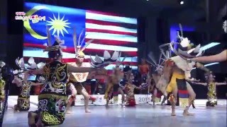 UPAG  Tarian Orang Ulu Finals Cheonan World Dance Festival Korea 2015 [upl. by Hennie]