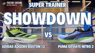 Battle of the Super Trainers Adidas Adizero Boston 12 vs Puma Deviate Nitro 2 [upl. by Thornton944]