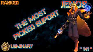 PROFFESSIONAL SUPPORT  Jenos  Paladins Gameplay [upl. by Arracot350]