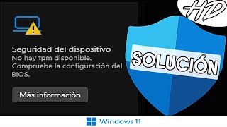 SOLUCIÓN quotNo hay TPM disponiblequot  Windows 11 [upl. by Nire550]