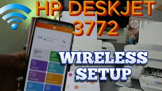 HP DESKJET 3772 Wireless Setup [upl. by Hultin441]