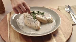 Prepara un delicioso pollo a la crema de champiñones con Campbells y ¡Olvídate del delivery [upl. by Ardnasela]