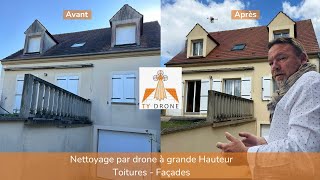 Ty Drone  La Solution Drone pour des Toitures et Façades Impeccables [upl. by Enirehtac]