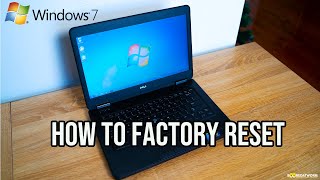 How to easily Factory Reset a Windows 7 PC [upl. by Abigail]