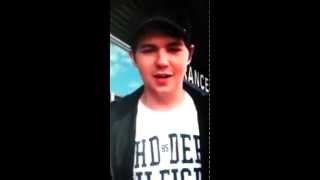 Damian McGinty Video Message [upl. by Trometer422]