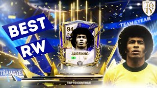 94 OVR JAIRZINHO GAMEPLAY AND REVIEW  FC MOBILE  BEST RW IN FC MOBILE [upl. by Delos]