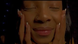 ASMR CLOSE UP tracing my face 🧏🏽‍♀️ close whispering  repetition [upl. by Gabriella]