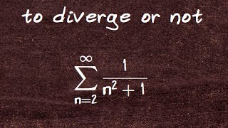 integral test 1 over n21 [upl. by Eleanor612]