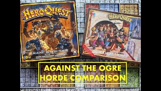 Unboxing amp Comparing AGAINST THE OGRE HORDE  HeroQuest [upl. by Clayton]