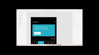 UIUX design with adobe xd application mobile for store ecommerce  part 15 dark mode home [upl. by Arihsan]