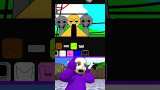 Tinky Winky Escape From Sprunki But I Ruined It Part 1 shorts [upl. by Belak]