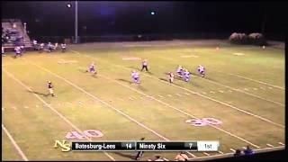 BatesburgLeesville CB Garrett Graham Interception [upl. by Notak]