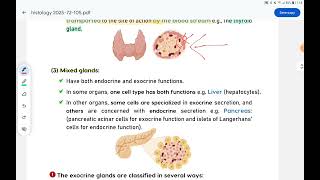 histology 23 epithelium  glandular epithelium [upl. by Enilatan]