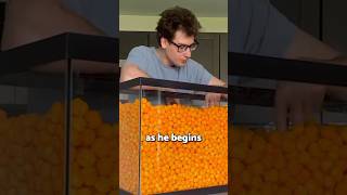 This man ate a MILLION cheese balls 👏 viral [upl. by Anitnuahs]