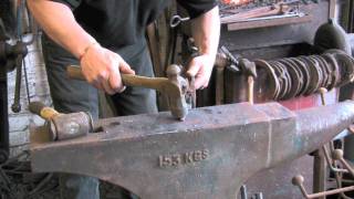 Making a small set of Farrier  Blacksmith tongs [upl. by Kath150]