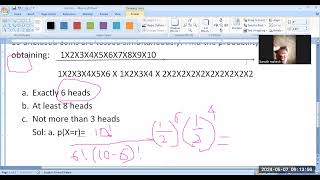 Theoretical distribution BINOMIAL DISTRIBUTION [upl. by Nivrad85]