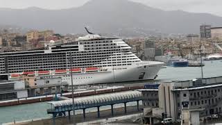 MSC Meraviglia In Genoa Cruise Port Italy 2017 [upl. by Sillad]