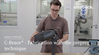 CBrace® Leg Orthosis  Fabrication with the prepreg technique 44  Ottobock [upl. by Krischer]