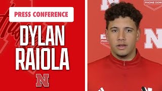 Nebraska football QB Dylan Raiola says its quotsurrealquot being with Huskers talks WR amp QB rooms I GBR [upl. by Franny]