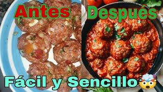 Como hacer albóndigas de carne molida en 2 minutos facil y rápido  Bolitas de carnes Deliciosas [upl. by Zilber201]