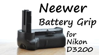 Neewer Week Day 4 Nikon D3200 Battery Grip [upl. by Airalav]