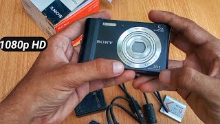 Sony Cyber Shot Digital Camera 5X Zoom HD Video Camera Unboxing  W800  Sabir Hussain Najam [upl. by Reifnnej]